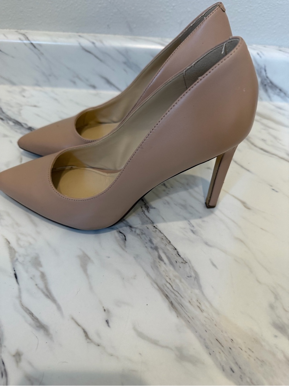 Nine West Classic Pointed-Toe Nude Pumps - Women's High Heels